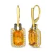 Le Vian® 1/2 Ct. T.w. Vanilla Diamond® And 6 Ct. T.w. Citrine Earrings In 14K Honey Gold