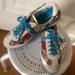 Coach Shoes | Coach New York Mixed Color Blue, Red, Brown And Beige Size Is A 7m Brand New | Color: Blue/Red | Size: 7