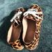 J. Crew Shoes | J Crew Animal Print Sneakers Calf Hair 8 | Color: Black/Tan | Size: 8