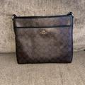 Coach Bags | Brown & Black Coach Sling Bag Purse | Color: Black/Brown | Size: Os