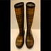 Burberry Shoes | Burberry Rubber Boots Size 36 Good Preowned Condition | Color: Brown | Size: 36