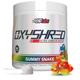 EHPlabs OxyShred Thermogenic Pre Workout Powder & Shredding Supplement - Clinically Proven Pre Workout Powder with L Glutamine & Acetyl L Carnitine, Energy Boost Drink - Gummy Snake, 60 Servings