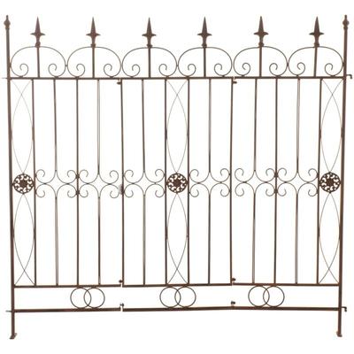 Gartenzaun Mangold antik braun Image