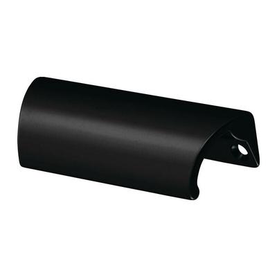 Möbelgriff schwarz kunststoffbeschichtet 78 mm Image
