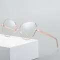 Fashioin-Monture de lunettes en alliage à jante complète pour femmes lunettes optiques pour femmes