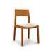 Copeland Furniture Iso Microsuede Side Chair Wood/Upholstered in Red/Brown | 32.5 H x 18.375 W x 21.25 D in | Wayfair 8-ISO-40-23-Oyster Microsuede