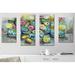 Red Barrel Studio® "When Life Gives You Lemons" Print On Canvas Set Of 4 Canvas in Black | 30 H x 56 W x 1 D in | Wayfair