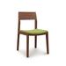 Copeland Furniture Iso Microsuede Side Chair Fabric in Red/Brown | 32.5 H x 18.375 W x 21.25 D in | Wayfair 8-ISO-40-04-Spring