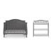 Child Craft Camden Convertible Crib & Changing Table 2-Piece Nursery Set in Gray | Wayfair