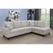 Multi Color Sectional - Zipcode Design™ Gilstrap 97" Wide Left Hand Facing Sofa & Chaise Linen, Wood | Wayfair B122DA36F17B46FB9305A79219875098