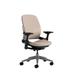 SteelcaseLeap Leather Task Chair Upholstered in Gray/Black/Brown | 43.5 H x 27 W x 24.75 D in | Wayfair LEAP LEATHER-L221-4799-4WAY-CC-NOHR-SH5