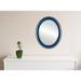 Astoria Grand Reposa Beveled Accent Mirror Wood in Blue | 38.63 H x 26.63 W x 1.125 D in | Wayfair D48786CD785645FF912D934156F48FD0