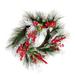 The Holiday Aisle® 24" Polyethylene (PE) Wreath Most Realistic Faux in Green | 5 H x 24 W x 24 D in | Wayfair C29370CC2511448EB57BA3784BBC1331