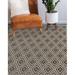 Brown/Rust Rectangle 5' x 7' Area Rug - BECKETT BROWN Area Rug By Bungalow Rose 60.0 x 0.08 in brown/gray/orange/yellowPolyester | Wayfair