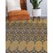 Blue/Brown 96 x 0.08 in Area Rug - CAMEL Area Rug By Bungalow Rose Polyester | 96 W x 0.08 D in | Wayfair E28C86CB3FDB40ED92231403ABB07220