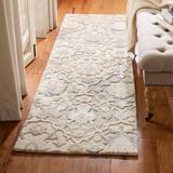 Blue 27 x 0.43 in Area Rug - Kelly Clarkson Home Jacqueline Oriental Handmade Tufted Wool Gray/Area Rug Wool | 27 W x 0.43 D in | Wayfair