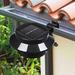 Yescom LED Solar Power Dusk to Dawn Outdoor Security Area Light in Black | 6.3 H x 4.72 W x 4.72 D in | Wayfair 11SLP004-3LVR-06