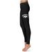 Women's Black Nevada Wolf Pack Plus Size Thigh Logo Yoga Leggings