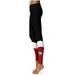 Women's Black North Carolina Central Eagles Color Block Yoga Leggings