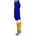 Women's Blue Albany State Golden Rams Color Block Yoga Leggings