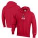 Men's Champion Cardinal Ball State Cardinals Reverse Weave Fleece Pullover Hoodie