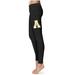 Women's Black Appalachian State Mountaineers Thigh Logo Yoga Leggings