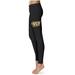 Women's Black VCU Rams Plus Size Thigh Logo Yoga Leggings