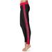 Women's Black/Red Valdosta State Blazers Plus Size Side Stripe Yoga Leggings
