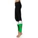 Women's Black Marshall Thundering Herd Color Block Yoga Leggings