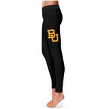 Women's Black Baylor Bears Plus Size Thigh Logo Yoga Leggings