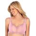 Plus Size Women's Comfort Choice® Wireless Gel Strap Bra by Comfort Choice in Rose Quartz (Size 54 G)