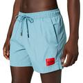 HUGO Men's Dominica Swim Trunks, Bright Blue439, M