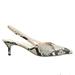 J. Crew Shoes | J. Crew Sophia Slingback Pumps In Snake Embossed Leather | Color: Brown/Cream | Size: 9