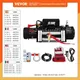 SucceBuy Treuil Electrique Sans Fils 12V 13500LBS/ 6150KG Corde Synthétique Moteur 6 5hp Vitesse