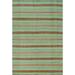 Hand-Woven Winchester Kilim Heelai Lt. Green/Rust Rug - 4'3" x 6'8"