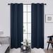 Eider & Ivory™ Lionel Eider & Ivory Room Darkening Blackout Thermal Insulated Grommet Curtain 1 Panel Polyester in Green/Blue/Navy | 95 H in | Wayfair