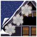 The Holiday Aisle® Twinkling Snowflakes Battery Lighted Window Décor in White | 9 H x 48 W x 2 D in | Wayfair DB4085EAA9E346D3B0A0F48EBB0A5503