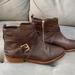 Coach Shoes | Coach Brown Leather Booties | Color: Brown | Size: 6