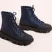 Anthropologie Shoes | Jeffrey Campbell Hiker Boots - Navy | Color: Black/Blue | Size: 8.5