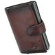 VISCONTI Atelier Collection Noah Leather Ejector Card Wallet RFID Blocking AT57 Burnish Tan