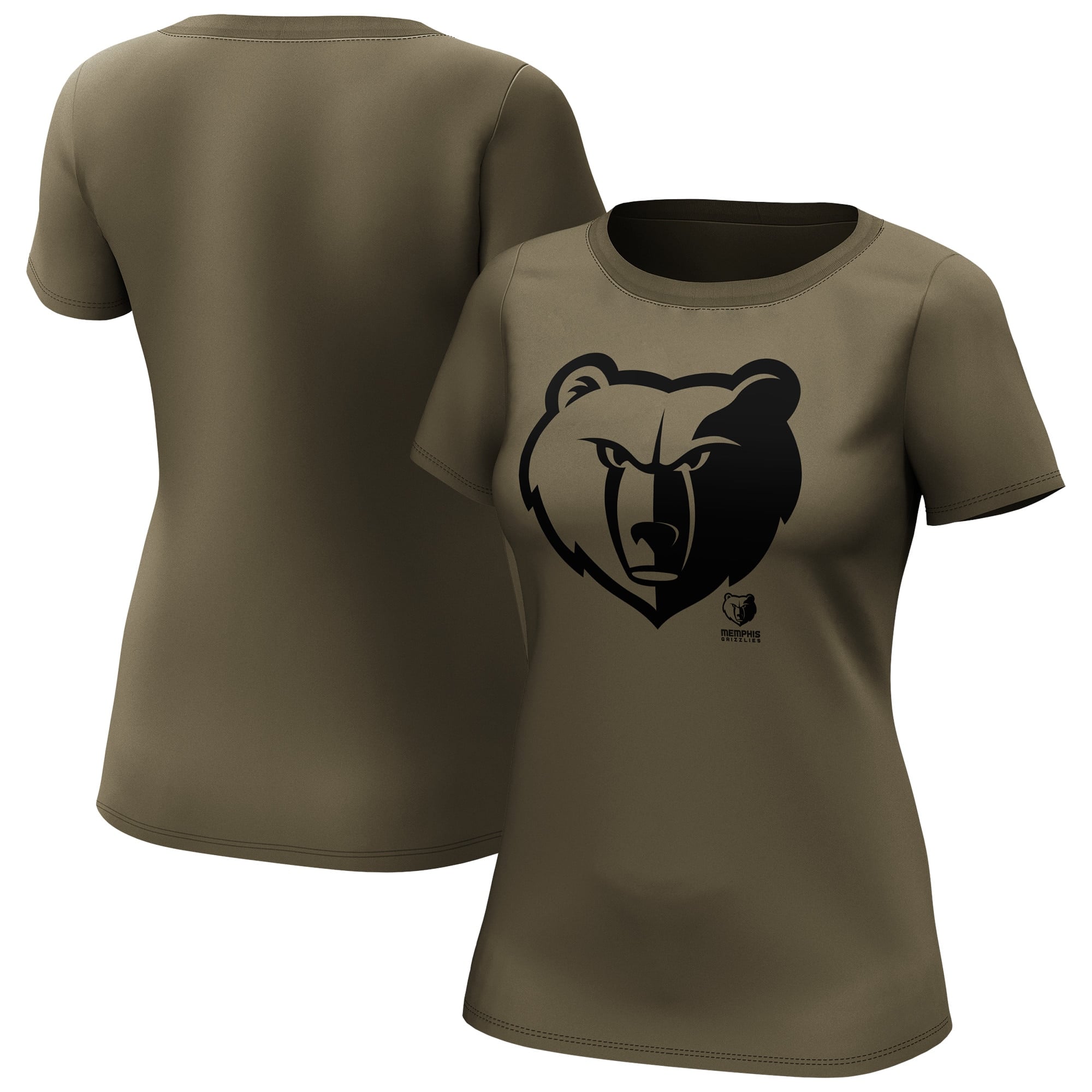Memphis Grizzlies Fanatics Branded Fashion Preferred Logo T-Shirt - Damen