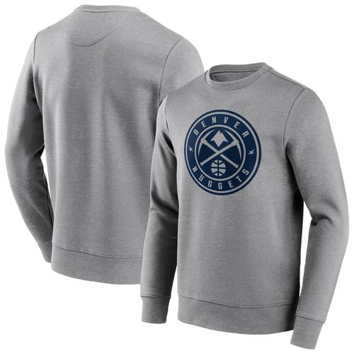 Denver Nuggets Fanatics Branded Mono Logo Crew Sweatshirt - Herren