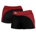 Women's Black/Maroon North Carolina Central Eagles Curve Side Shorties