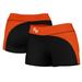 Women's Black/Orange Sam Houston State Bearkats Curve Side Shorties