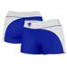 Women's Blue/White Seton Hall Pirates Curve Side Shorties