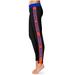Women's Black/Orange Boise State Broncos Side Stripe Yoga Leggings