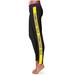 Women's Black/Gold Tennessee Tech Golden Eagles Side Stripe Yoga Leggings