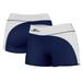 Women's Navy/White California Baptist Lancers Curve Side Shorties