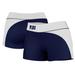 Women's Navy/White Jackson State Tigers Curve Side Shorties