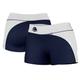 Women's Navy/White Monmouth Hawks Curve Side Shorties